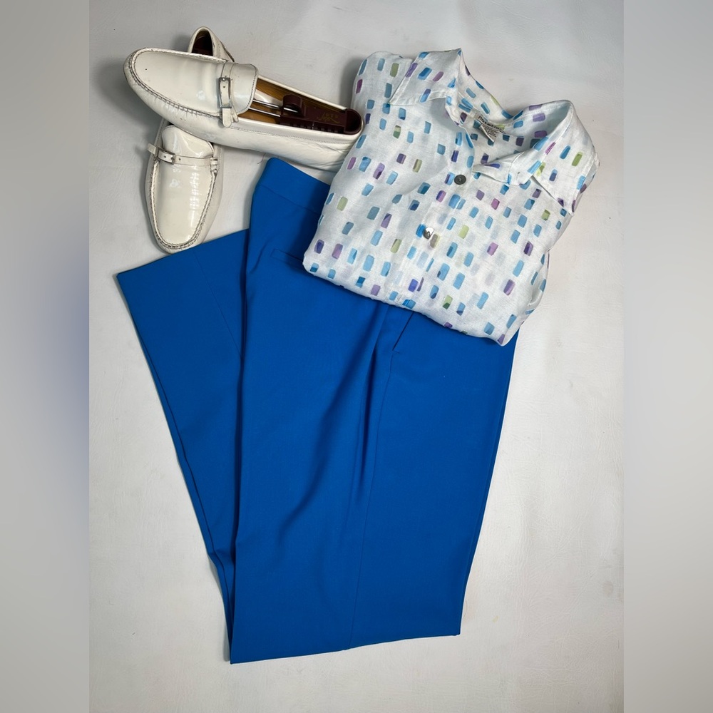 VINCE CAMUTO DRESS PANTS ROYAL BLUE SIZE 8 EXCELLENT CONDITION